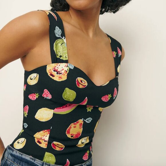 Reformation Hester Top Juicy - Size 2 - Picture 1 of 8